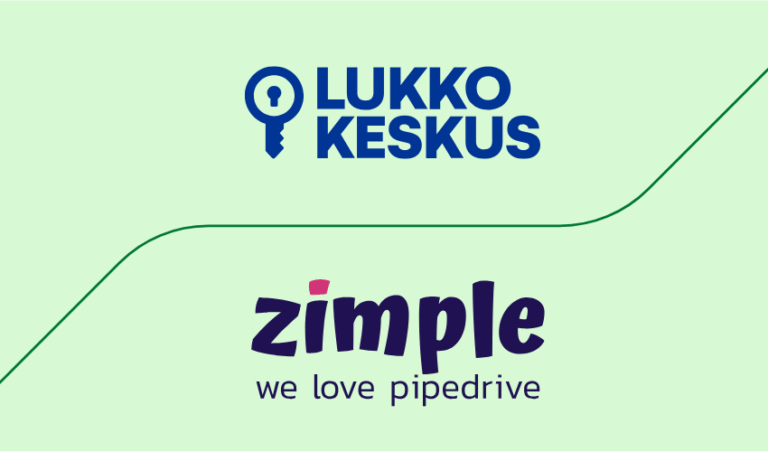 Lukkokeskuksen ja Zimplen logot vihreällä taustalla